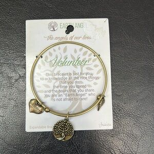 Earth Angels Volunteer Appreciation Bangle Charm Bracelet